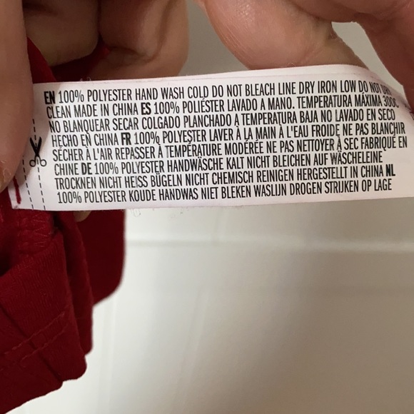 Red Mini Sleeveless Dress - Picture 4 of 5